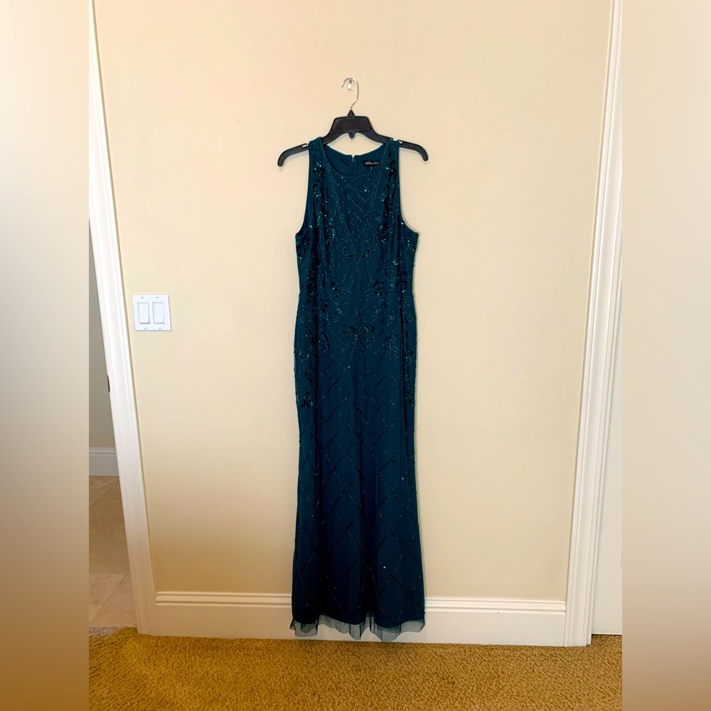 Adrianna Papell Deep Green Maxi Dress - Picture 2 of 4